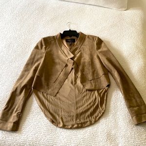 BCBGMAXAZRIA suede jacket